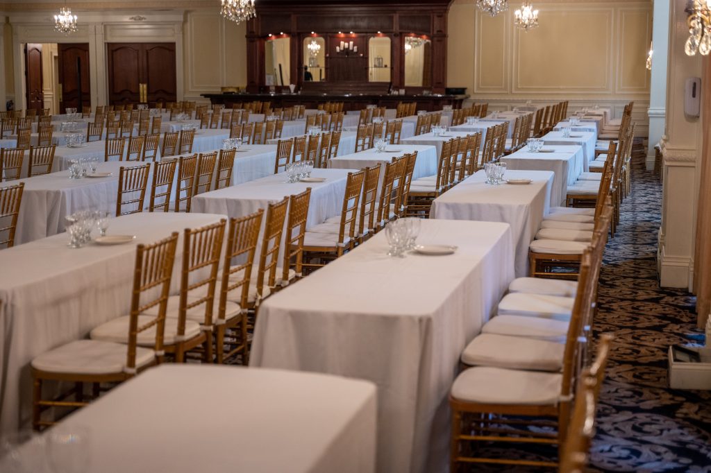Corporate Conference Setup at The Georgian Room Catering Hall - Long Island