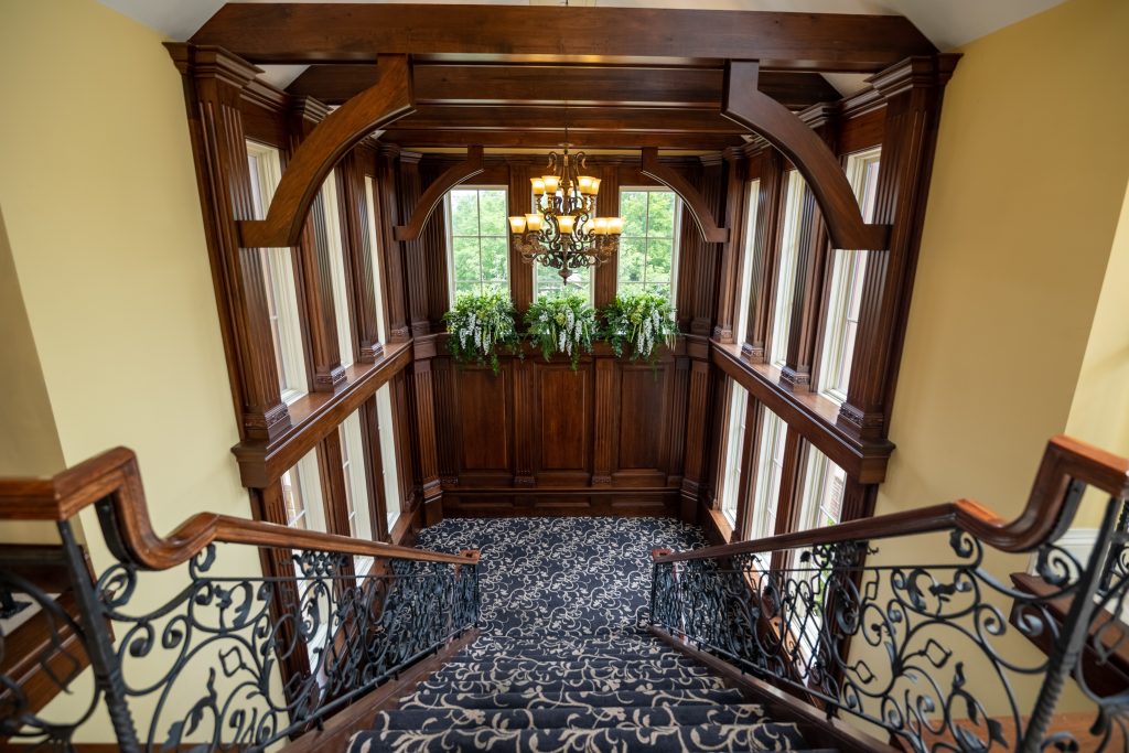 Elegant Staircase at The Inn - Best Instagram Spot in Long Island for Events